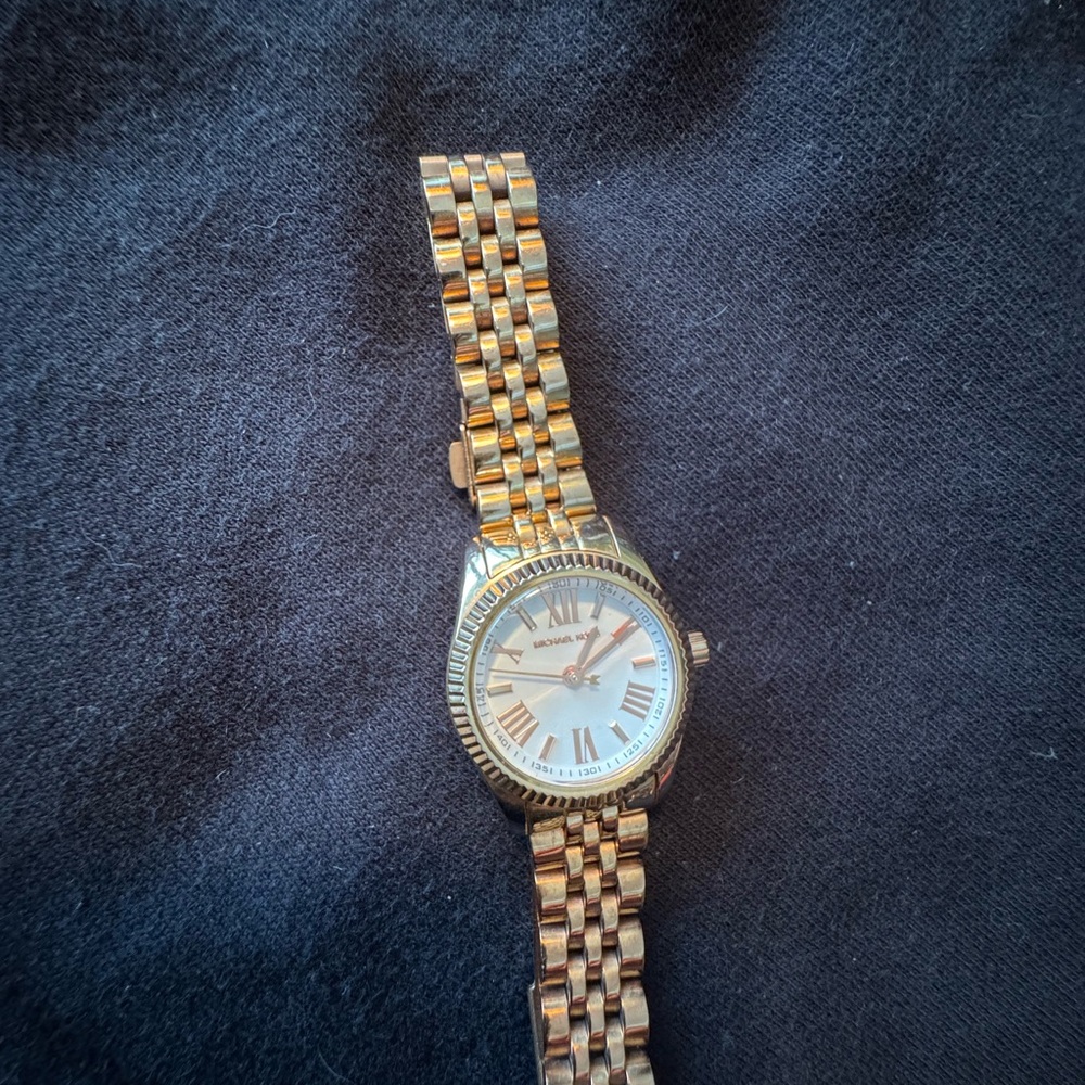 Michael Kors Rose Gold Watch with Roman Numerals